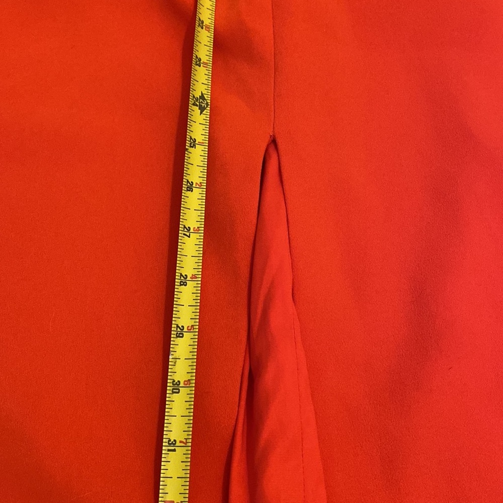 House of CB Elegant Strapless Front Slit Red Dress.size XS - Picture 9 of 10